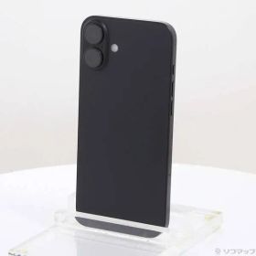 〔中古品〕 iPhone16 Plus 256GB ブラック MXVG3J／A SIMフリー【198】