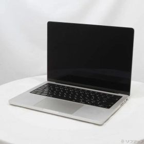 〔中古品〕 MacBook Pro 14.2-inch Late-2021 MKGR3J／A Apple M1 Pro 8コアCPU_14コアGPU 16GB SSD512GB シルバー 〔15.3 Sequoia〕【258】