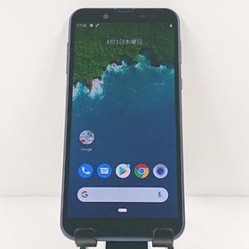 Android One S5 S5-SH Y!mobile ダークブルー 送料無料 即決 本体 c11125