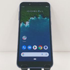 Android One S5 S5-SH Y!mobile ダークブルー 送料無料 即決 本体 c11120