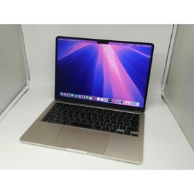 【中古】Apple MacBook Air 13インチ M3(CPU:8C/GPU:8C) 8GB/256GB スターライト MRXT3J/A (13インチ, M3, 2024)【宇田川】保証期間１ヶ月【ランクA】