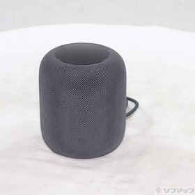 〔中古〕Apple(アップル) HomePod 第1世代 MQHW2J／A スペースグレイ〔348-ud〕