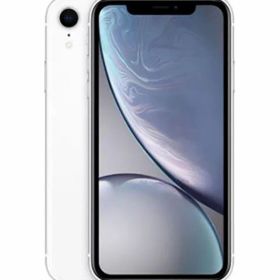 【中古】【安心保証】 iPhoneXR[64GB] UQモバイル ホワイト