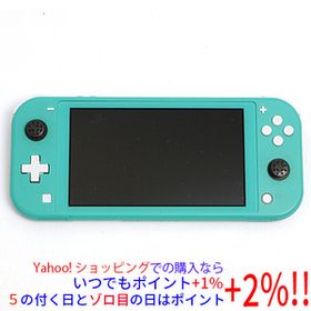 【中古】任天堂 Nintendo Switch Lite(ニンテンドースイッチ ライト) HDH-S-BAZAA ターコイズ 本体のみ ゴムなし