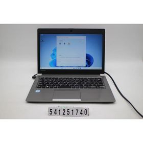 ノートパソコン 【ジャンク品】dynabook dynabook R63/J Core i5 8250U 1.6GHz/8GB/256GB/13.3W/FWXGA(1366x768)/Win11 バッテリー完全消耗