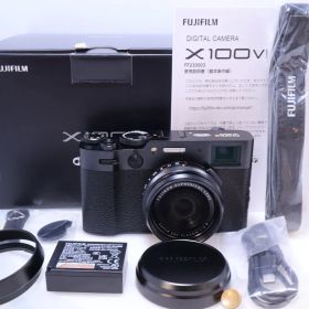【極美品】FUJIFILM X100Ⅵ ブラック 日英二言語モデル X100Ⅵ-B デジタルカメラ
