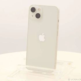 〔中古品〕 iPhone13 128GB スターライト MLND3J／A SIMフリー【344】