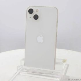 〔中古品〕 iPhone13 128GB スターライト MLND3J／A SIMフリー【349】