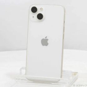 〔中古品〕 iPhone13 128GB スターライト MLND3J／A SIMフリー【297】