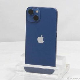 〔中古品〕 iPhone13 128GB ブルー MLNG3J／A SIMフリー【262】