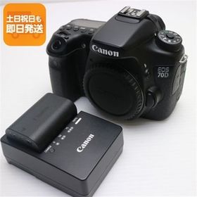 超美品 EOS 70D ブラック 即日発送 デジタル一眼 Canon 本体 あすつく 土日祝発送OK