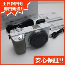 新品同様 α6100 ILCE-6100 ホワイト 本体 土日祝発送OK 08000