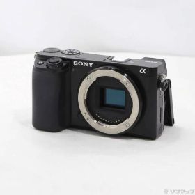 〔中古品〕 ミラーレス一眼カメラ α6100 ILCE-6100 B ブラック ボディ単体【368】