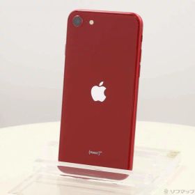 【中古】Apple(アップル) iPhone SE 第3世代 64GB プロダクトレッド MMYE3J／A SIMフリー 【247-ud】