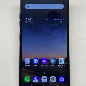 W5G610◆LG K50 SIMフリー 32GB 802LG プラチナシルバー