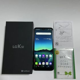 LG K50 本体 中古品 スペースブルー
