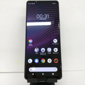 Xperia 1 III SOG03 au フロストブラック 送料無料 本体 c00871 【中古】