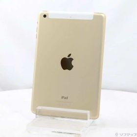 【中古】Apple(アップル) iPad mini 3 16GB ゴールド MGYR2J／A docomo 【349-ud】