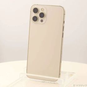 〔中古品〕 iPhone12 Pro Max 256GB ゴールド MGD13J／A SIMフリー【258】