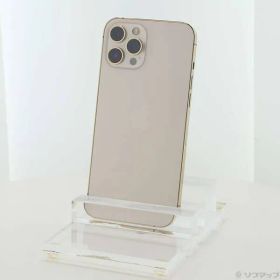 〔中古品〕 iPhone12 Pro Max 128GB ゴールド MGCW3J／A SIMフリー【258】