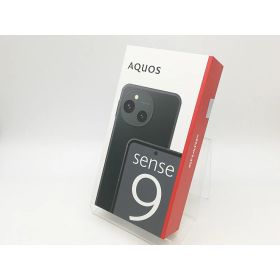 【未使用】SHARP 国内版 【SIMフリー】 AQUOS sense9 ブラック 6GB 128GB SH-M29【鹿児島中町】保証期間3ヶ月