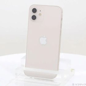 〔中古品〕 iPhone12 64GB ホワイト MGHP3J／A SIMフリー【198】