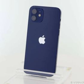 〔中古品〕 iPhone12 64GB ブルー MGHR3J／A SIMフリー【344】
