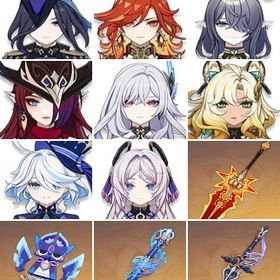 スカーク+シロネン+マーヴィカ2凸+ラウマ+チャスカ+シトラリ1凸+クロリンデ6凸+フリーナ2凸 | 原神のアカウントデータ、RMTの販売・買取一覧