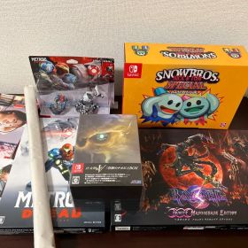 【新品未開封・極美品】スイッチ スノーブラザーズなど限定版４タイトル＋アミーボ
