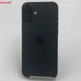 【中古】iPhone16 Plus 128GB ブラック MXVA3J/A Apple版SIMフリー 新品同