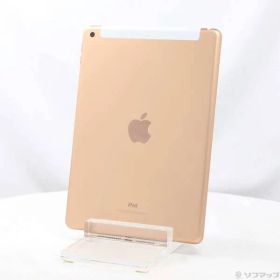 〔中古品〕 iPad 第6世代 32GB ゴールド MRM02J／A docomoロック解除SIMフリー【305】