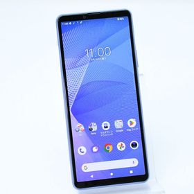 【電池良好】SIMフリー au Xperia 10 III SOG04 ブルー