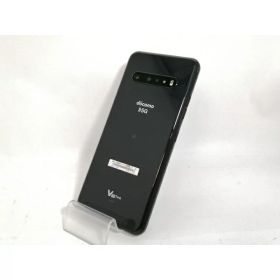 【中古】LG電子 docomo 【SIMロック解除済み】 LG V60 ThinQ 5G ザ ブラック 8GB 128GB L-51A【宇田川】保証期間1ヶ月【ランクC】