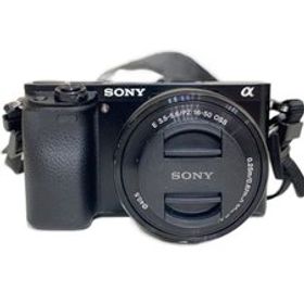 SONY◆デジタル一眼カメラ α6000 ILCE-6000L パワーズームレンズキット [ブラック]