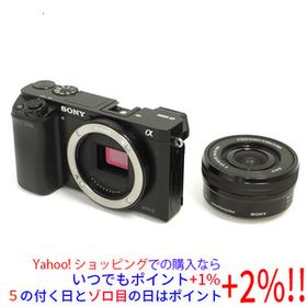 【並行輸入品】【中古】SONY α6000 パワーズームレンズキット ILCE-6000L/B 海外版