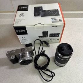 ジャンク ソニー SONY ミラーレス一眼 ダブルズームキット α6000 ILCE-6000/E