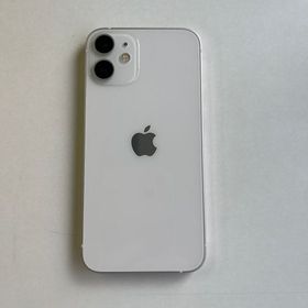 美品 iPhone 12 mini 128GB ホワイト MGDM3J/A - 1118