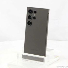 【中古】SAMSUNG(サムスン) Galaxy S24 Ultra 256GB チタニウムブラック SM-S928QZKESJP SIMフリー 【258-ud】
