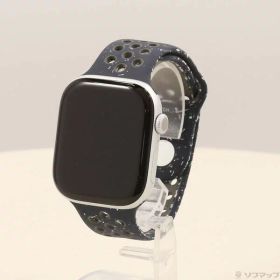 【中古】Apple(アップル) Apple Watch Series 10 GPS 46mm シルバーアルミニウムケース ミッドナイトスカイNikeスポーツバンド 【196-ud】