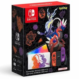 【整備済み品】 任天堂 Nintendo Switch 有機ELモデル スカーレット・バイオレットエディション ニンテンドー スイッチ 有機ELディスプレイ ポケットモンスター ポケモン デザイン 特別仕様 限定版 HEG-S-KEAAA 180日保証