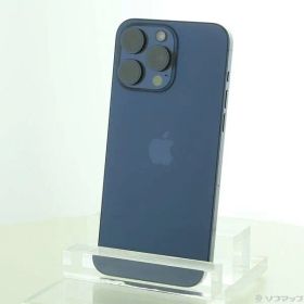 〔中古品〕 iPhone15 Pro Max 256GB ブルーチタニウム MU6T3J／A SIMフリー【198】