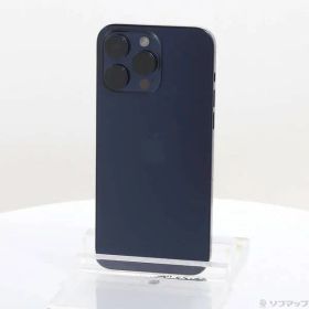 〔中古品〕 iPhone15 Pro Max 256GB ブルーチタニウム MU6T3J／A SIMフリー【344】