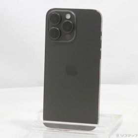 〔中古品〕 iPhone15 Pro Max 256GB ブラックチタニウム MU6P3J／A SIMフリー【262】