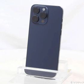 〔中古品〕 iPhone15 Pro Max 256GB ブルーチタニウム MU6T3J／A SIMフリー【269】