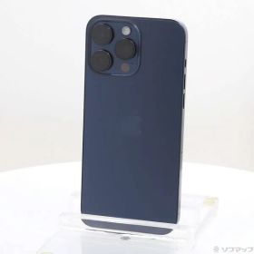 〔中古品〕 iPhone15 Pro Max 256GB ブルーチタニウム MU6T3J／A SIMフリー【276】