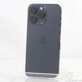 〔中古品〕 iPhone15 Pro Max 256GB ブルーチタニウム MU6T3J／A SIMフリー【348】