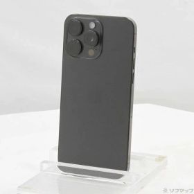〔中古品〕 iPhone15 Pro Max 512GB ブラックチタニウム MU6U3J／A SIMフリー【348】