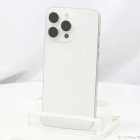 〔中古品〕 iPhone15 Pro Max 512GB ホワイトチタニウム MU6V3J／A SIMフリー【251】
