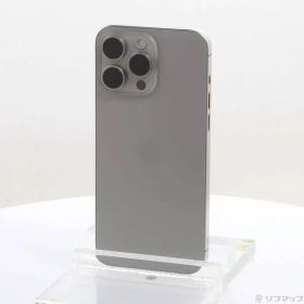 〔中古品〕 iPhone15 Pro Max 512GB ナチュラルチタニウム MU6W3J／A SIMフリー【269】