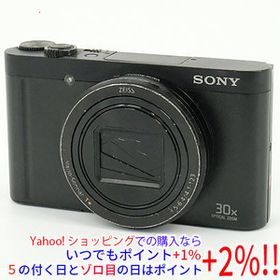 【中古】SONY製 Cyber-shot DSC-WX500 ブラック/1820万画素 本体いたみ